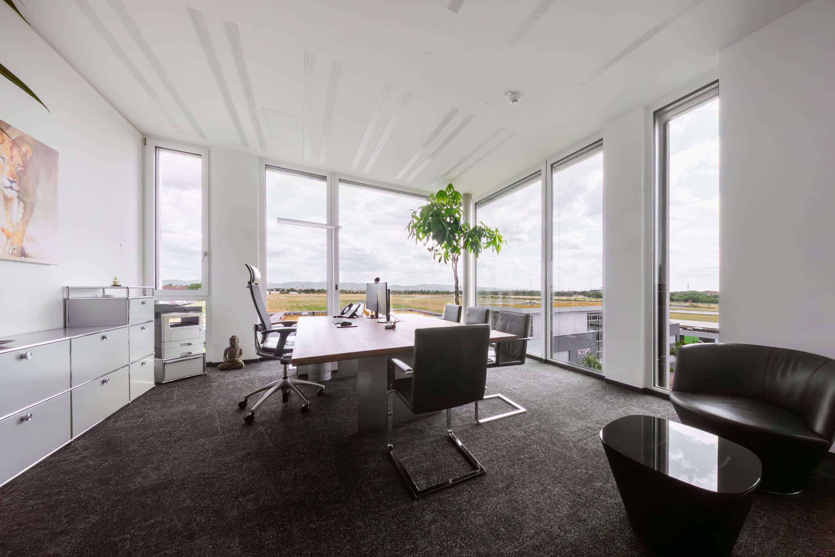 Arbeitsplatz mit Ausblick
